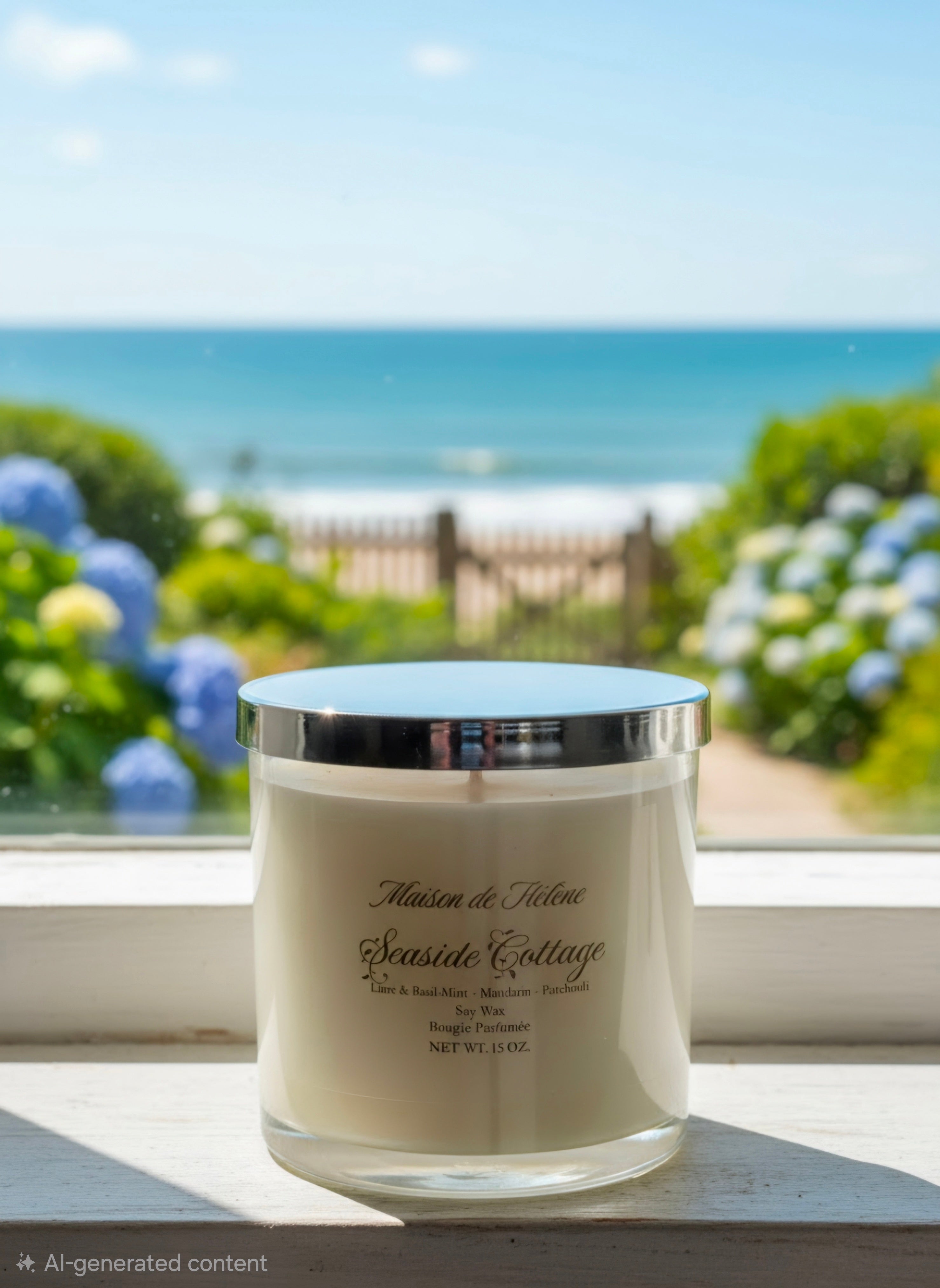 Seaside Cottage – 15 oz Premium Soy Candle